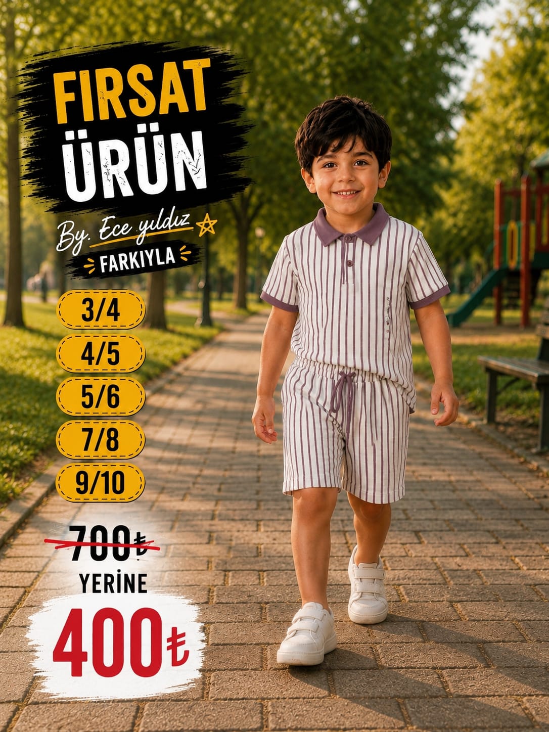 Bayramlık ikili çocuk takım