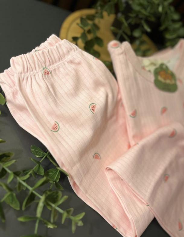Karpuz desenli pamuklu pijama