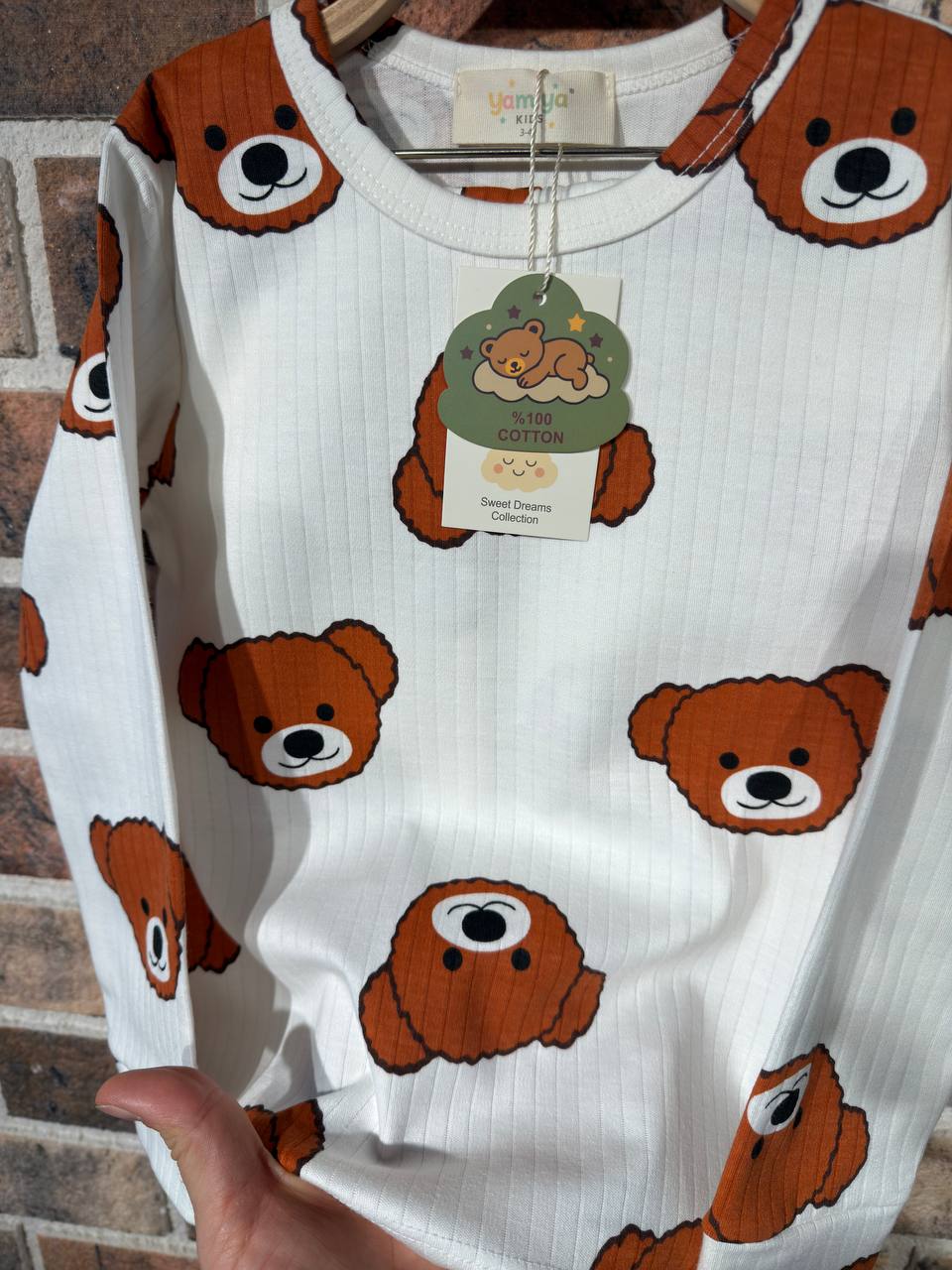 Unisex model pijama takım