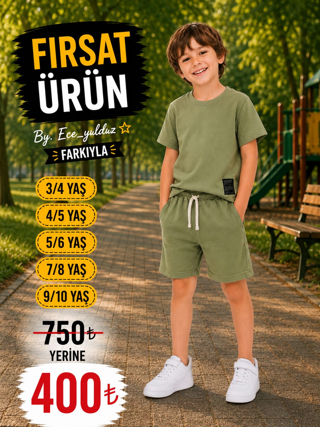 Yazlık ikili çocuk takım 2
