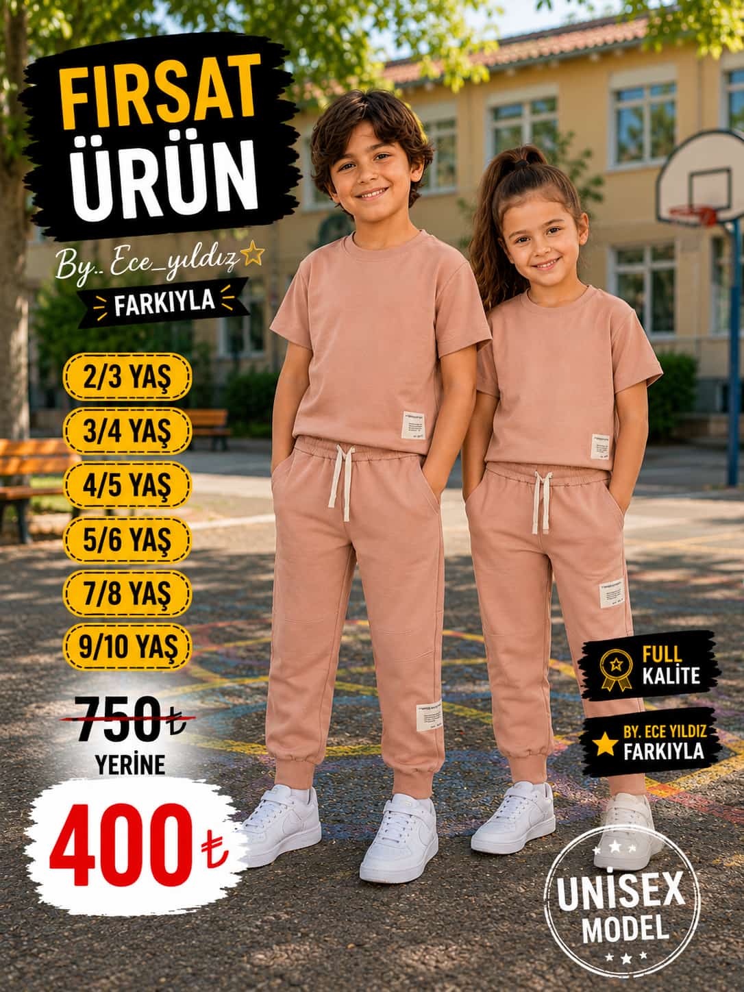 Yeni sezon model çocuk takım